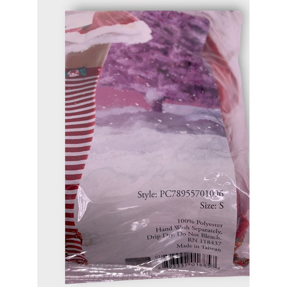 LEG AVENUE Y2K Sexy Candy Cane Mrs. Claus Santa Elf Costume Red Size Small - Picture 10 of 12